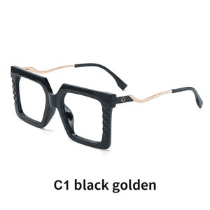 הדמיות אופנה ספרות אופנה ואמנות משקפיים מרובע משקפיים אופטיים - Product Image 2