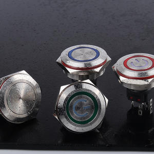 مفتاح زر ضغط مسطح 30 في لحظة مضاد للتخريب <span class=keywords><strong>1NO</strong></span> 1NC مادة هيكل إلكتروني من الألومنيوم IP65 3A V - Product Image 5