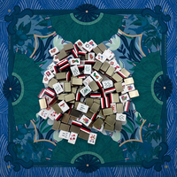 Mahjong sur mesure directement de l'usine avec thème de Noël pour la réalisation de commandes personnalisées et la fabrication en gros