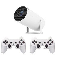 Projecteur de jeu Android 11 LONNST MAX Consoles de jeux vidéo rétro Dual WIFI BT5.4 1280*720P Home Cinema Outdoor Portable Projector