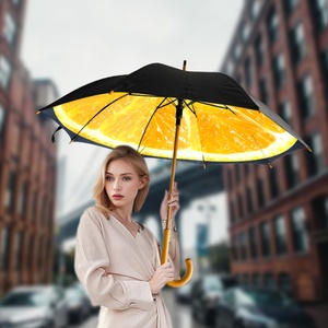 Wooden Handle Classic Design UV Protection <b>Umbrella</b> High Quality Durable Luxury Straight <b>Umbrella</b> for Men Women - Product Image 2