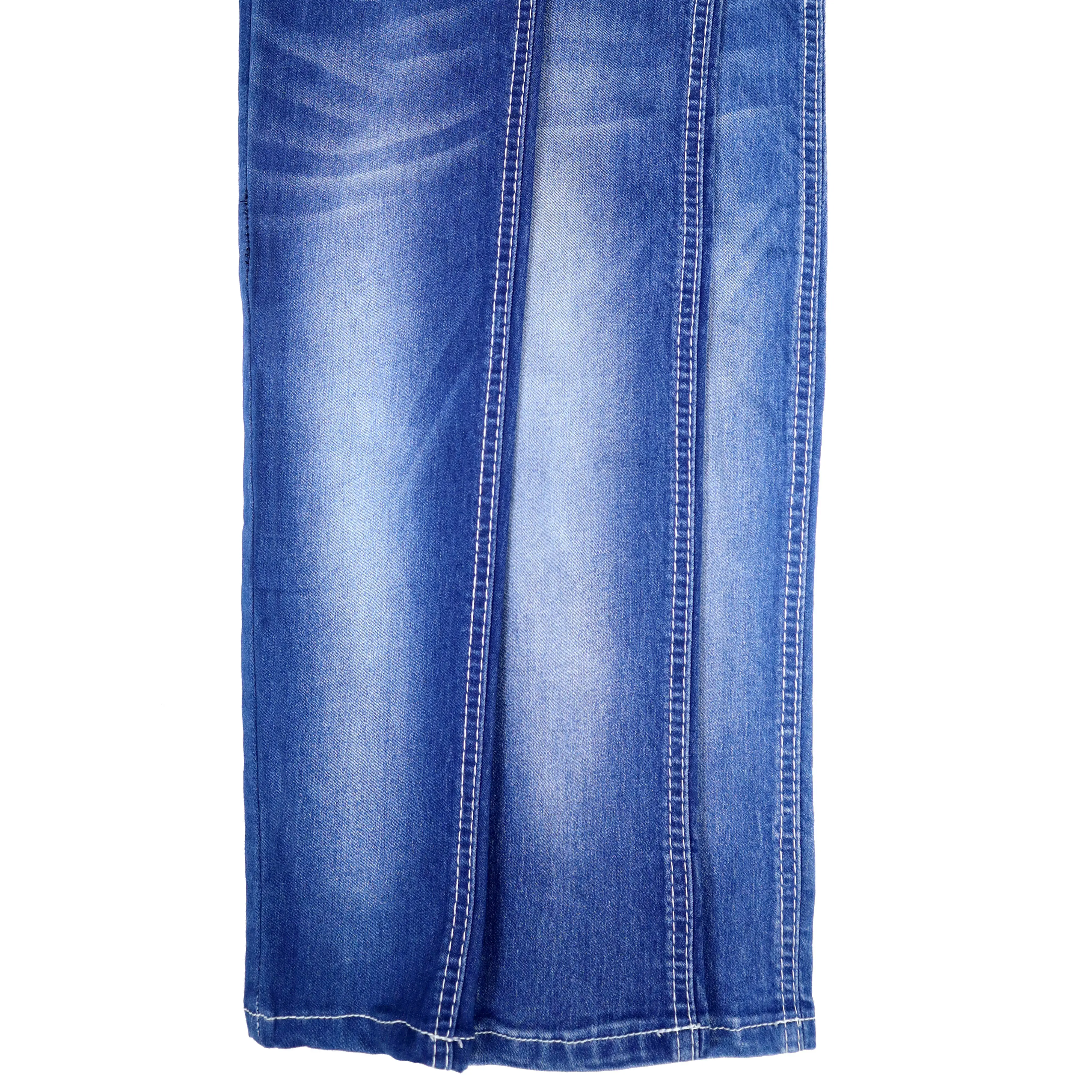 GP3211-16F 72% cotton 27% polyester 1% spandex Stretch Cotton Polyester Blue Denim Jeans Fabric cotton polyester denim fabric