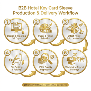 <span class=keywords><strong>Sobre</strong></span> para Tarjetas de Hotel, Color Gris Plateado, con Espacio para Información de Habitación, para Hoteles Corporativos y Empresariales, Personalizable - Product Image 6