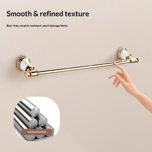 Juego <span class=keywords><strong>de</strong></span> Accesorios <span class=keywords><strong>de</strong></span> <span class=keywords><strong>Baño</strong></span> <span class=keywords><strong>de</strong></span> Estilo Americano <span class=keywords><strong>de</strong></span> Lujo en Blanco y Dorado KEGAO, Juego <span class=keywords><strong>de</strong></span> Accesorios <span class=keywords><strong>de</strong></span> <span class=keywords><strong>Baño</strong></span> - Product Image 3