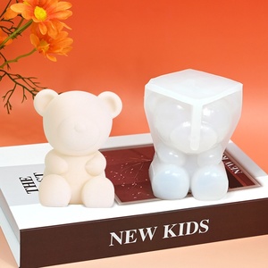 <span class=keywords><strong>Stampo</strong></span> in Silicone a Forma di Orso Amorevole, Utensile per Cioccolato, <span class=keywords><strong>Stampo</strong></span> Decorativo per Torte e Sapone, Regalo per San Valentino - Product Image 3