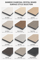 Panel de Cristal de Carbono Blanco Nube, Sistema de Pared Residencial de Lujo Ligero WYRAX