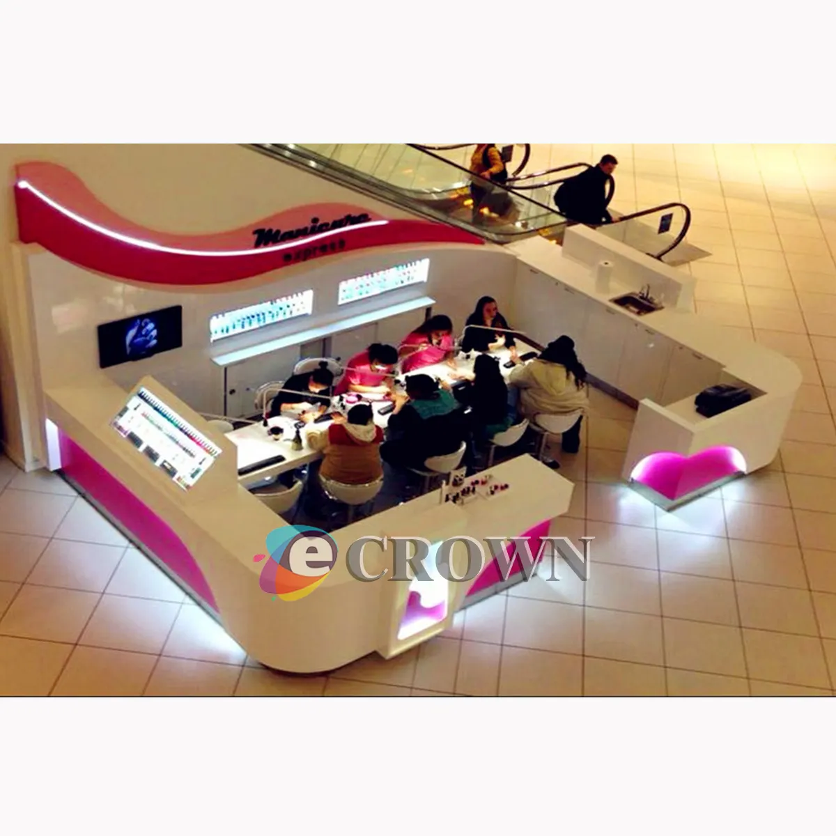 New furniture manicure shop design manicure Franchise design manicure kiosk