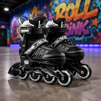 Commande en gros de chaussures de roller en ligne professionnelles pour enfants et adultes, garçons et filles, avec roues en PU réglables, couleur et logo personnalisés