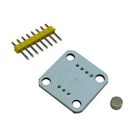 Enkoder magnetik AS5600 12-bit, modul Sensor pengukuran sudut induksi magnetik akurasi tinggi dengan keluaran standar