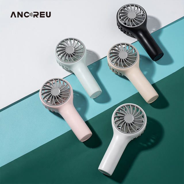 Electric Desktop Outdoor Portable Fan USB Charging Mini Handheld Fan Children Kids Handheld Rechargeable Pocket Fan