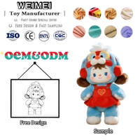 Boneka Topi Kepala Harimau Lucu dari Katun Plush Merek WEIMEI dengan Logo Kustom Bersertifikat ASTM Ukuran Kustom