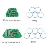 BMS 5S de haute qualité à bas prix pour perceuse, BMS de batterie au lithium 7S 5A 10A avec équilibrage pour pack de batteries 18650 de lampe solaire LED