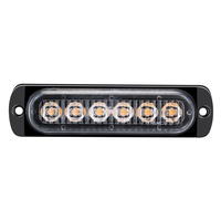 Accesorios para Coche DXZ, Luces Laterales Estroboscópicas de 6 Leds y 18W con Múltiples Modos de Flash, Lámpara Led de 12V y 24V CC para Camión, SUV y Camioneta Pick-up