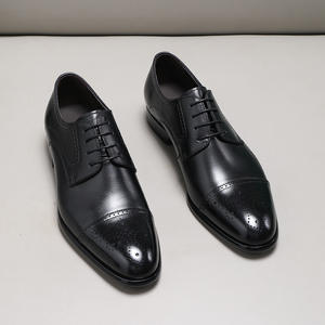 Chaussures habillées décontractées pour hommes tendance et les plus vendues en 2025, chaussures en cuir formelles, cuir véritable, respirantes, chaussures décontractées pour hommes - Product Image 1