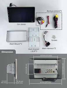 Reproductor de DVD para Auto con Navegador GPS, Radio Estéreo, Android Auto y Carplay Universal de 2 Din - Product Image 6
