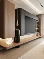 Meuble TV en alliage d'aluminium, résistant au feu, antirouille, étanche, taille personnalisée, style moderne pour salon, hôtel, villa