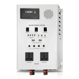 Système d'onduleur solaire empilable hors réseau avec panneaux solaires pour la sauvegarde d'urgence domestique et le stockage d'énergie - Product Image 1
