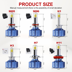 Bóng Đèn Xe Hơi 20000 Lumen N8 360 Siêu Sáng, Bóng Đèn Led 12V 24V Thiên Thần Canbus H11 HB4 9005, Đèn Pha Led H7 H4 Led - Product Image 6