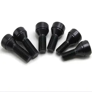 M12 M16 OEM Special Custom Carbon Steel Iron Steel ASTM A325 A307 GR2 GR5 ASTM 193 B7 Black Oxide Wheel Bolt LUG BOLT HUB BOLT