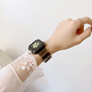 Cinturino per Orologio Sportivo in TPU Morbido Trasparente Colorato Ecologico, Lussuoso Cinturino in Gomma per <span class=keywords><strong>Watch</strong></span> 3 4 <span class=keywords><strong>5</strong></span> 7 6 8 Ultra <span class=keywords><strong>44mm</strong></span> - Product Image 4