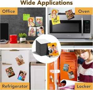Aimant de réfrigérateur personnalisé par sublimation pour la décoration de la cuisine ou du micro-ondes à la maison, ou comme calendrier de bureau - Product Image 4