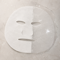 Sustrato de Mascarilla Facial de Microfibra de Fibra Vegetal Y210 40GSM con Superficie Suave y Amigable con la Piel para Marcas de Cuidado de la Piel