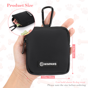 Borsa Impermeabile in Nylon per Snack per Cani con Attacco per Guinzaglio, Portatile, per Addestramento di Cani di Piccola Taglia - Product Image 4
