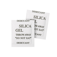 OEM 3g Granulés de dessiccant minéral en sachet sur substrat plastique, haute efficacité, non toxique, anti-moisissure, pureté 99,8%, pour emballage, chaussures et sacs