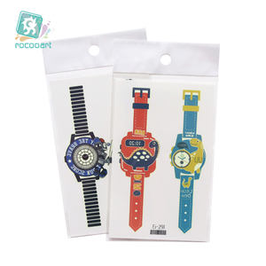 เด็กเรืองแสงในที่มืดรอยสักการ์ตูนสไตล์ผสม,รอยสักปลอมเรืองแสงสติกเกอร์รอย<span class=keywords><strong>สัก</strong></span><span class=keywords><strong>นาฬิกา</strong></span>ร่างกายสำหรับเด็ก - Product Image 4