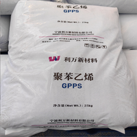 Granulés de plastique GPPS 525 Ningbo Liwan, matière première hautement transparente, qualité alimentaire, pour contenants alimentaires quotidiens