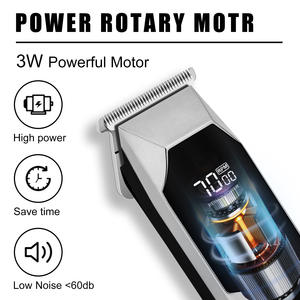 Cortadora de Pelo Inteligente con Pantalla LCD Digital, 7000-9000 rpm, Recargable por USB, Uso Profesional, Carcasa de Plástico Resistente - Product Image 3