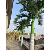 Palmier tropical artificiel en fibre de verre résistant aux UV pour mariage en extérieur, plante artificielle réaliste, grand cocotier géant