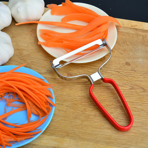 Éplucheur multifonction en acier inoxydable pour la maison et la cuisine, éplucheur à pommes de terre et légumes, éplucheur à fruits en plastique - Product Image 2