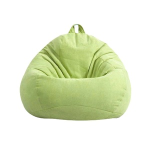 Canapé en forme de larme Green Bean Bag, rembourrage extra doux pour usage domestique, enfants et adultes, entretien facile, housse amovible et lavable - Product Image 1