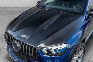 ชุดแต่งคาร์บอนไฟเบอร์ทรงท็อปสไตล์สำหรับ Mercedes-Benz GLE COUPE สภาพใหม่ อัพเกรดเป็นแบบไวด์บอดี้ พร้อมลิ้นกันชนหน้าและกันชนหลัง - Product Image 3