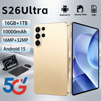 Tablet PC S26 Ultra Influencer 11 inci 16GB 1TB 108MP 8000mAh 5G Layar Hijau Filter Kecantikan Grosir Asia B2B