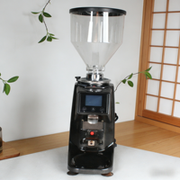 Moulin à café en acier inoxydable avec peseur intégré et machine à café avec tamper automatique