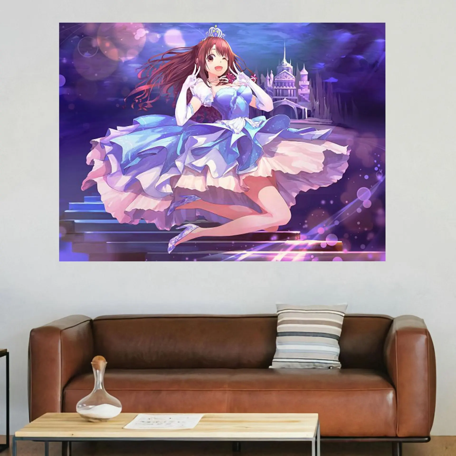 5493 Stripfiguur Schilderij Anime Poster Twee Yuan Behang Slaapzaal Slaapkamer Super Muursticker