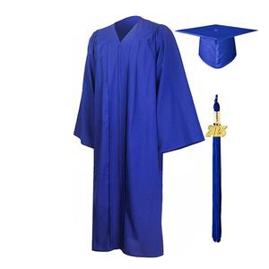 Adulte Noir Mat Graduation Robe Cap Tassel Set 2025 Uniforme <span class=keywords><strong>Scolaire</strong></span> Université Cérémonie Classique pour le Lycée et le Bachelor - Product Image 4