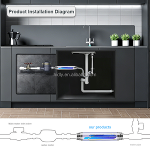 Système <span class=keywords><strong>adoucisseur</strong></span> d'eau portable sans sel en acier inoxydable à <span class=keywords><strong>prix</strong></span> de gros pour <span class=keywords><strong>installation</strong></span> sous évier, sans électricité, pour la maison - Product Image 6