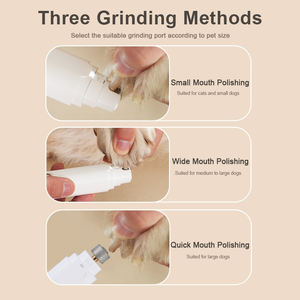 Pemotong Kuku Kucing Elektrik Portabel Profesional Tenang yang Dapat Diisi Ulang dengan Lampu LED untuk Anjing dan Hewan Peliharaan - Product Image 2