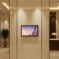 Nueva Pantalla Táctil de Pared de 23.8 Pulgadas A33 Android 10 USB, 1920x1080 IP65, Pantalla Publicitaria Comercial con Soporte PoE, OEM ODM