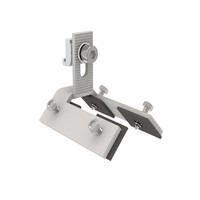 Kit de fixation solaire pour toiture métallique sur mesure OEM ODM, support de montage PV avec vis et patins pour toitures trapézoïdales