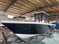 Bateau de pêche à console centrale en fibre de verre de 32 pieds, usine Yamane