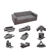Sillón Toggo Moderno y de Tendencia para Sala de Juegos Infantil, Sala de Estar, Hotel, con Compresión al Vacío, Asiento Cómodo y Suave para Dormitorio