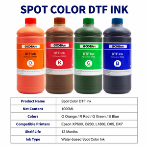 Encre couleur Spot On DTF 1000 ml à base d'eau pour impression numérique directe sur film par transfert thermique pour imprimante Epson en vrac - Product Image 2