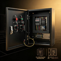 Boîte de connexion de mise à la terre équipotentielle LIXINDA 0166 IP55 étanche en acier inoxydable 304 avec verrouillage mécanique 200x200x120mm