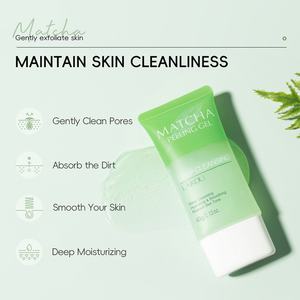 LAIKOU 60g Gel Exfoliante Facial Natural y Orgánico de Matcha para Limpieza Profunda, Marca Privada - Product Image 4