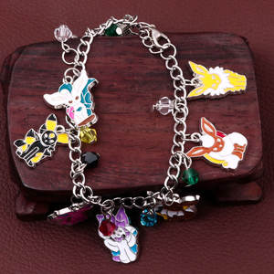 New Design Cartoon Anime <strong>Pokemones</strong> Figure Accessories Anime Charms Bracelet - Product Image 6