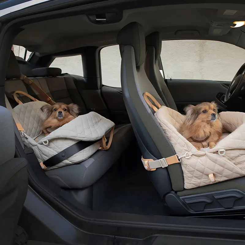 Funda de asiento de coche para perro Hund Autos itz bezug Haustier Auto Booster Sitz Haustier Träger Reise produkte